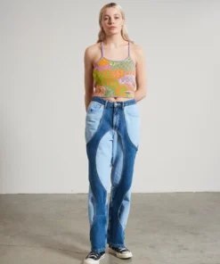 The Ragged Priest Circle Layered Dad Jean WOMEN'S