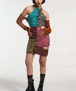 The Ragged Priest Peacekeeper Patchwork Dress NEW ARRIVALS