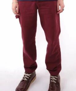 The Ragged Priest Kickers Classics Mens Burgundy Pants