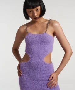 The Ragged Priest Venus Fluffy Mini Dress