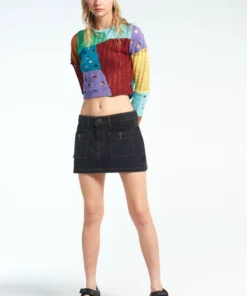 The Ragged Priest NEW ARRIVALS Visitor Patchwork Knit