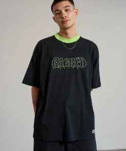 The Ragged Priest Ragged Short Sleeve Black Tee