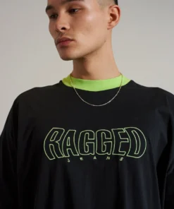 The Ragged Priest Ragged Short Sleeve Black Tee