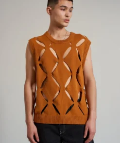 The Ragged Priest Louie Knit Vest NEW ARRIVALS