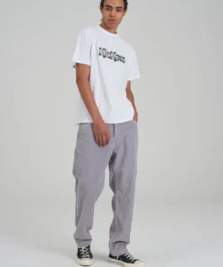 The Ragged Priest MEN'S Kickers Classics White Print And Embroidery Tee