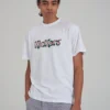 The Ragged Priest MEN'S Kickers Classics White Print And Embroidery Tee