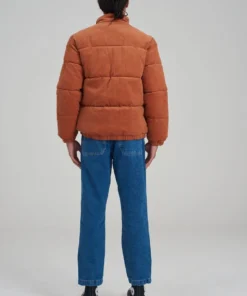 The Ragged Priest Kickers Classics Rust Cord Puffer Jacket