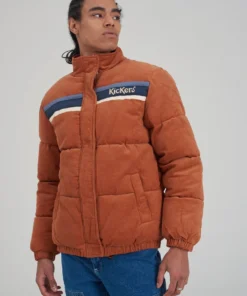 The Ragged Priest Kickers Classics Rust Cord Puffer Jacket